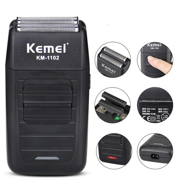 kemei electric razor shaver face care multifunctionelectric razor shaver men barber trimmer rechargeable 5