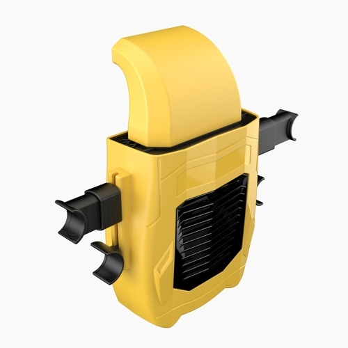 Sièges arrière de voiture Ventilateur de refroidissement Ventilateur de voiture portatif 3 Ventilateur BackSeating automatique réglable en vitesse Filt à air rechargeable USB