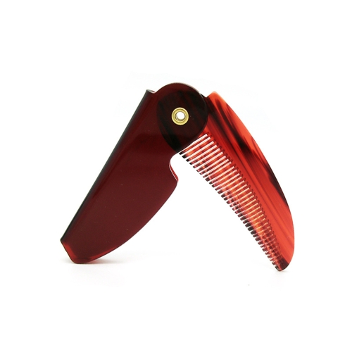 1pc Foldable Hair Comb Portable Travel Hair Brush Hair Comb Plastic Folding Detangling Anti-static Hair Brush