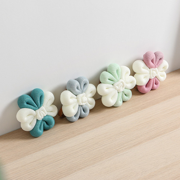 colorful flower bath ball cleaning bath flower brushes rub back ball rich foam 4 colors mixed color