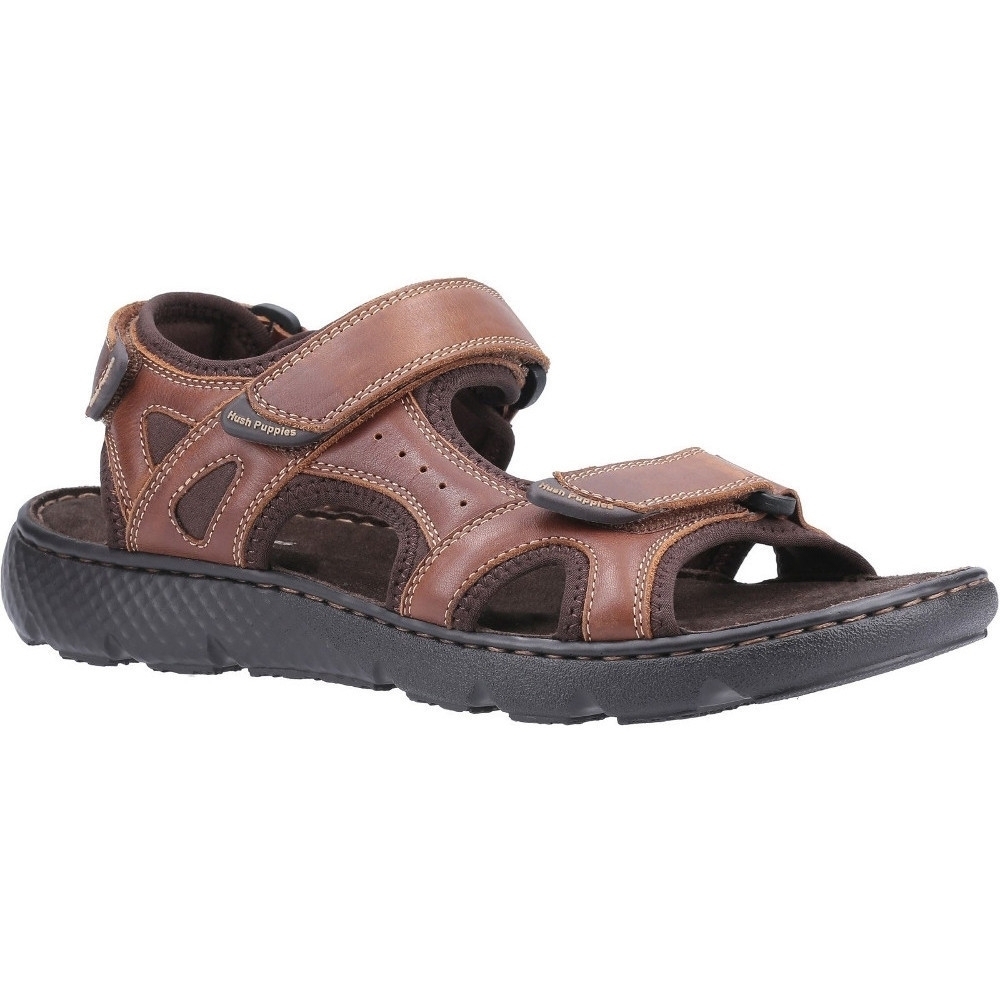 Hush Puppies Mens Carter Strap Leather Summer Sandals UK Size 7 (EU 41)