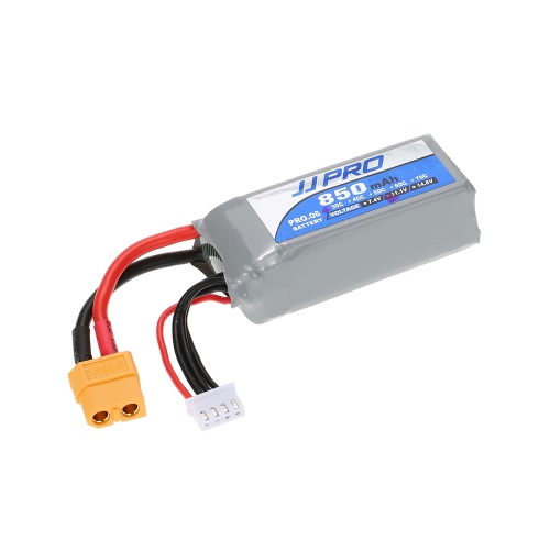Original JJRC JJPRO 11.1V 850mAh 30C 3S Li-Po Battery with XT60 Plug for 120mm 130mm H150 RC Quadcopter Mini Racing Drone