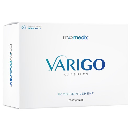VariGo Venentabletten - Bei müden & schmerzenden Beinen - Mit 7 natürlichen Wirkstoffen - Rosskastanie & Pinienrindenextrakt - 60 Kapseln