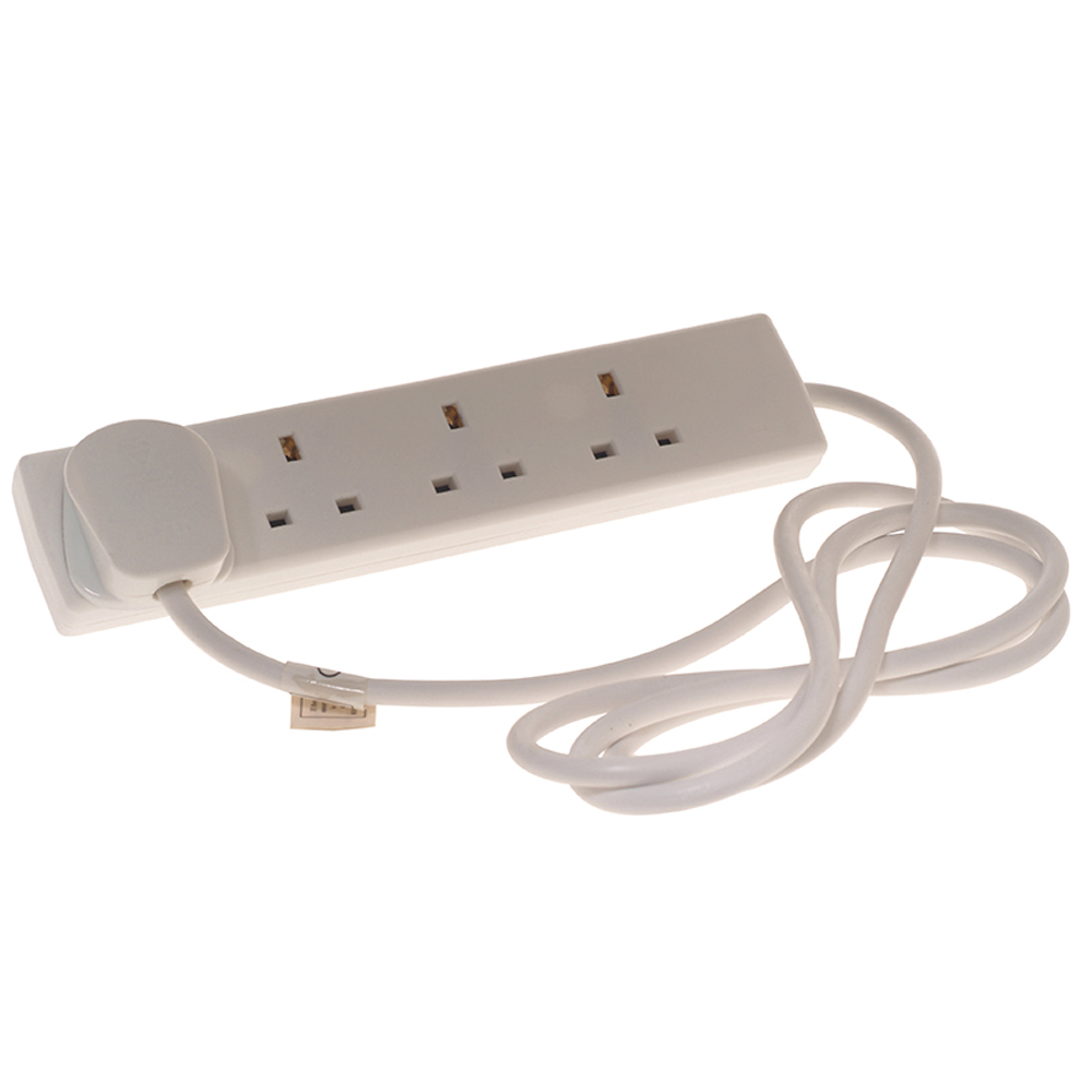 SMJ Extension Lead 4 Way 13 Amp 2 Metre