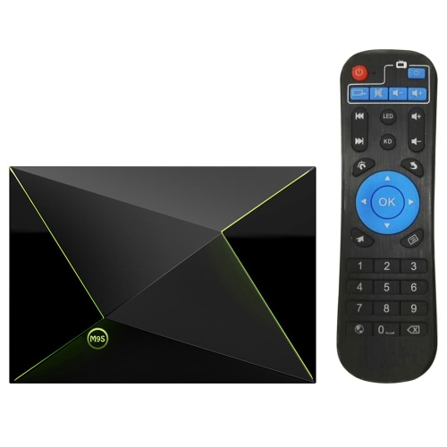 M9S Z8 Smart Android TV Box Android 6.0 S905X Quad-core UHD 4K 2G / 8G Mini PC 1000M LAN  WiFi H.265 Media Player  US Plug