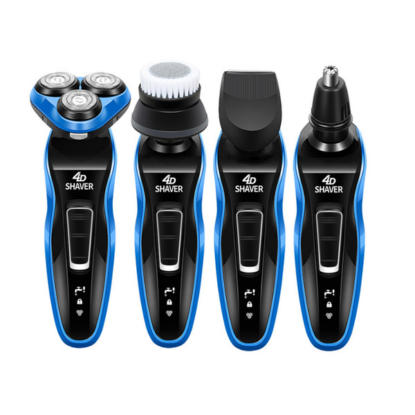 electric shaver beard trimmer full body water wash razor multifunctional floating razor 4 in 1 kits d45
