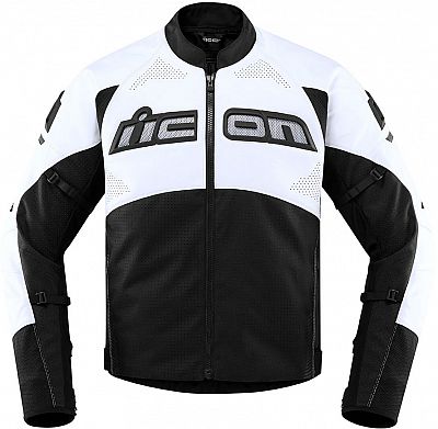 Icon Contra-2 Leather, leather-textile jacket perforated