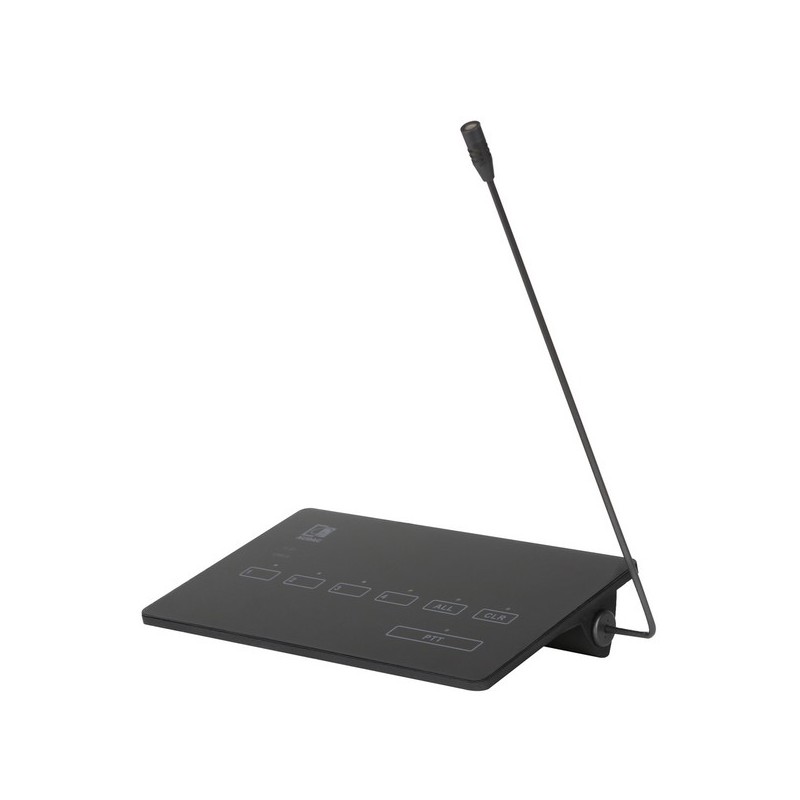 Audac MPX 48 - 4 Zonen Digitales Paging Mikrofon für AUMTX48