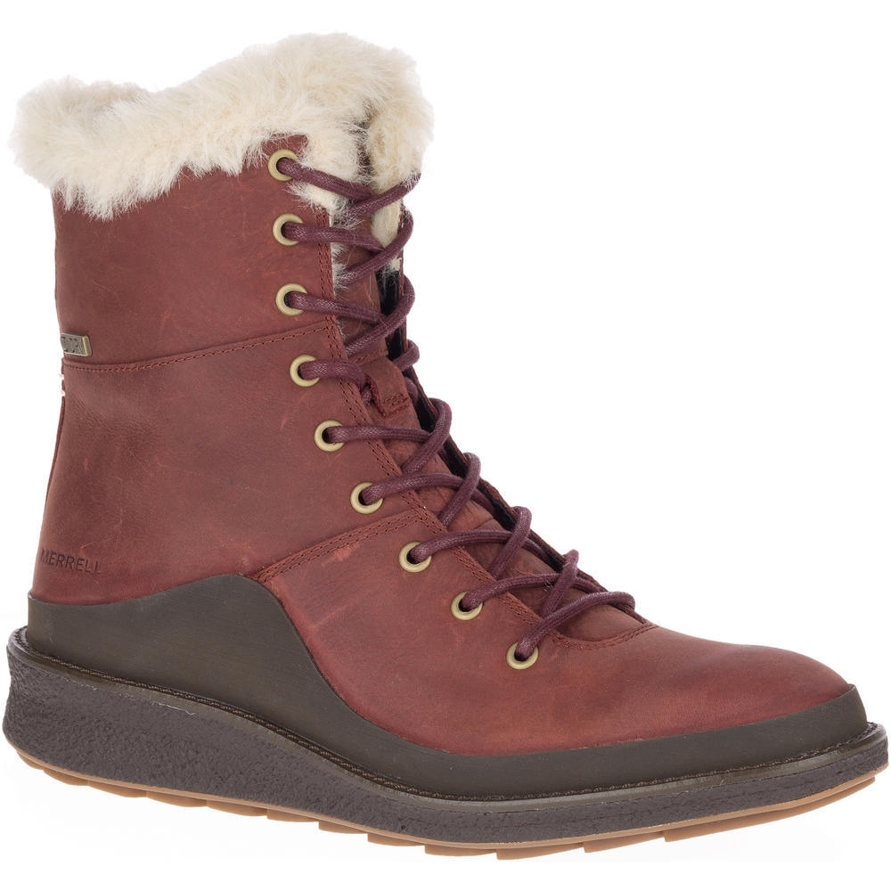 Merrell Womens/Ladies Tremblant Ezra Lace Polar Leather Snow Boots UK Size 5 (EU 38)
