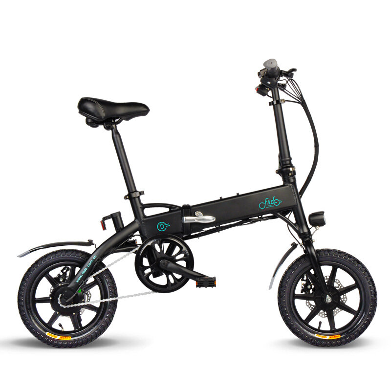 FIIDO D1 36V 250W 7.8Ah 14 Inches Folding Moped Bicycle 25km/h Max Speed 60KM Mileage 110kg Max Load Electric Bike