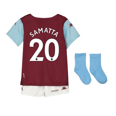 Aston Villa Home Babykit 2019-20 with Samatta 20 printing