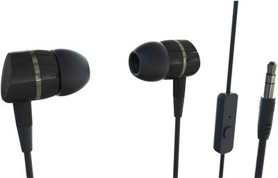 Vivanco Smartsound Kopfhörer Verkabelt im Ohr Anrufe/Musik Schwarz (38009)