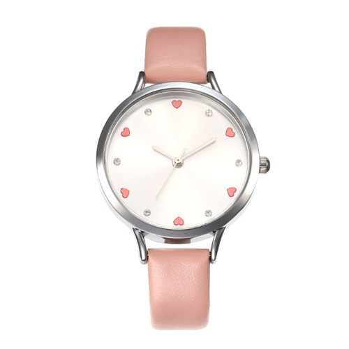 Montre femme à la mode en cuir PU