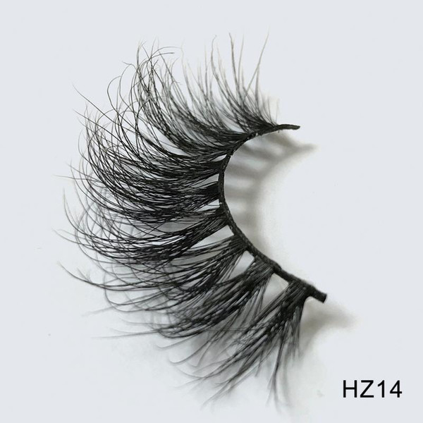 long mink 3d dramatic individual wispy eyelashes 25mm with lashes packaging boxes