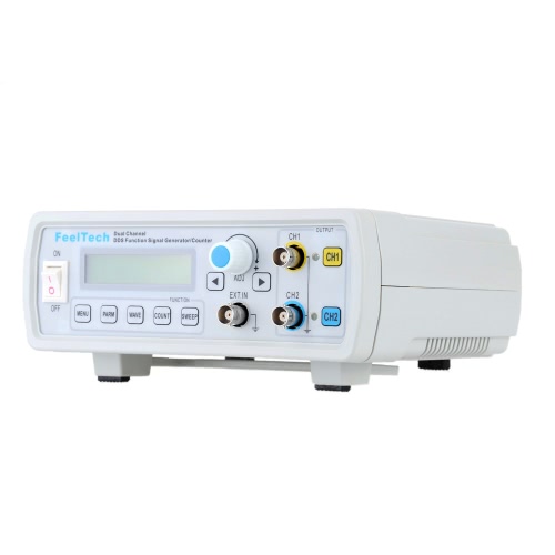 High Precision Digital Dual Channel DDS Function Signal Generator Sine/Square Waveform Frequency Meter Counter 12MHz