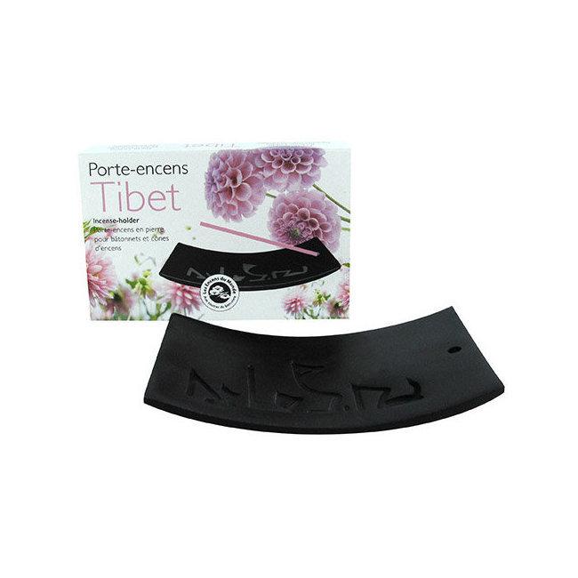 Porte Encens Tibet en pierre naturelle