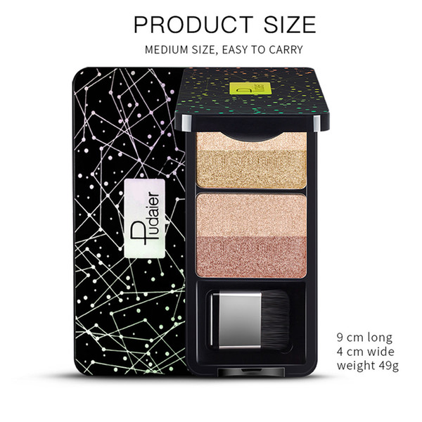 4 color eyeshadow pan golden onion pearl luster subgloss lasting eyeshadow matte coloured eye shadow g706