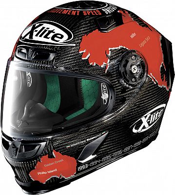 X-Lite X-803 Ultra Carbon C. Checa Replica 2017, integral helmet