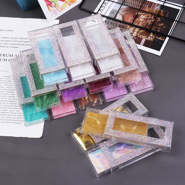 1pcs packing box for eyelash blank eyelashes package multicolor paper box eyelashes diyflash packing makeup