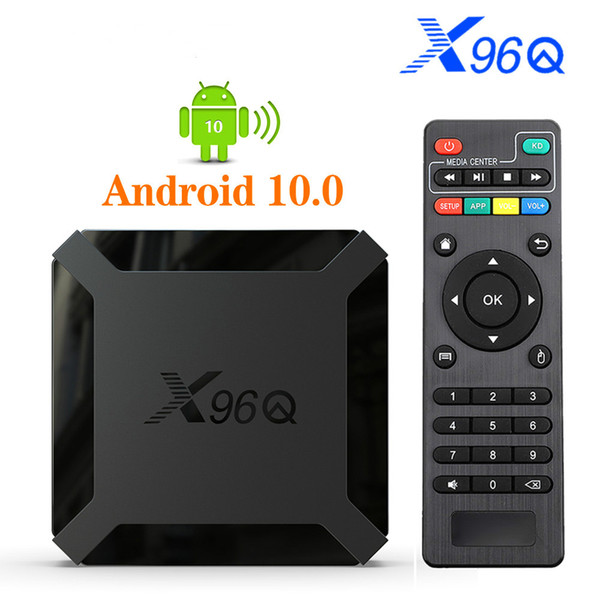 X96Q 2020 TV Box Android 10 4K Allwinner H313 Quad Core 2GB 16GB Set Top Box TVBOX 10.0 Media Player 1GB8GB Android10.0 2.4G Wifi
