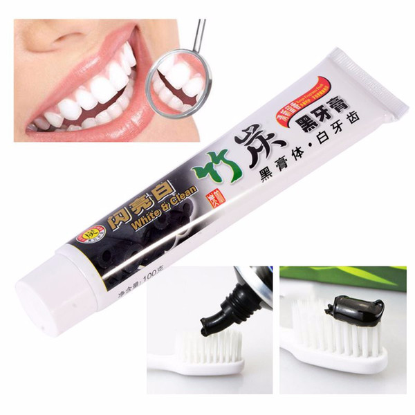 Newest Charcoal Toothpaste anti-halitosis go smoke stains to stain teeth Health Black Bamboo Charcoal Toothpaste Oral Hygiene Teeth Care