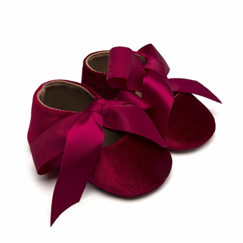 Baby / Toddler Bowknot Decor Solid Prewalker Shoes