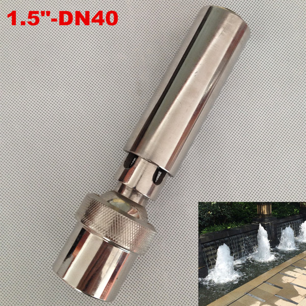 brand new stainless steel 1.5" dn40 air-added bubbling fountain nozzle spray