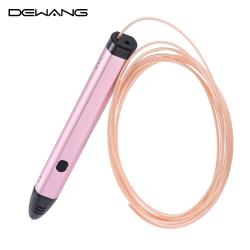 Dewang DW-X4 3D Printing Pen Printer Intelligence Drawing OLED Screen w/ 9m 1.75mm PLA Filament for DIY Doodling Art Craft Making Modeling Children Education Kid Gift  (Random Filament Color)