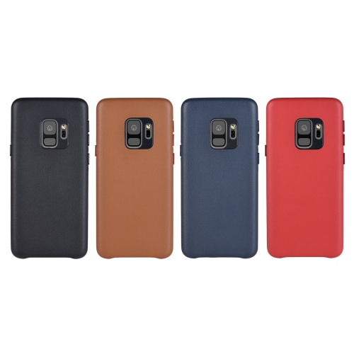 Cas de téléphone de protection pour Samsung Galaxy S9 de haute qualité en cuir PU téléphone Shell Absorption des chocs anti-rayures anti-poussière Couverture de téléphone