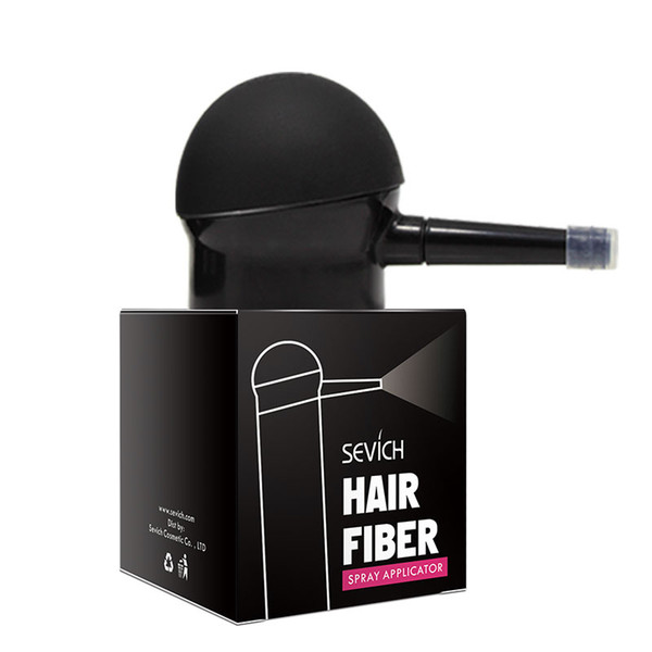 Hair Loss Product One Kit 4 pcs Hair Building Fiber Powder 25g Sevich Spray Applicator Pump Water Hold Spray Hair Growth CombSco