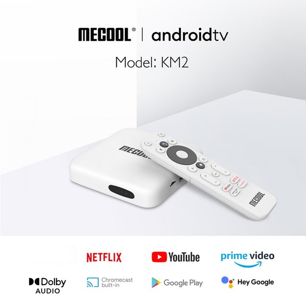 Mecool KM2 4K HD TV Box Android 10 ATV Amlogic S905X2 2GB DDR4 Prime Video HDR10 Widevine L1 TVBOX vs mibox