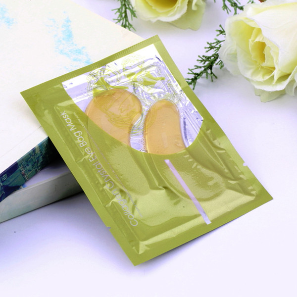 wholesale-1pcs 2015 eye patches gold crystal collagen eye mask anti-winkle selling