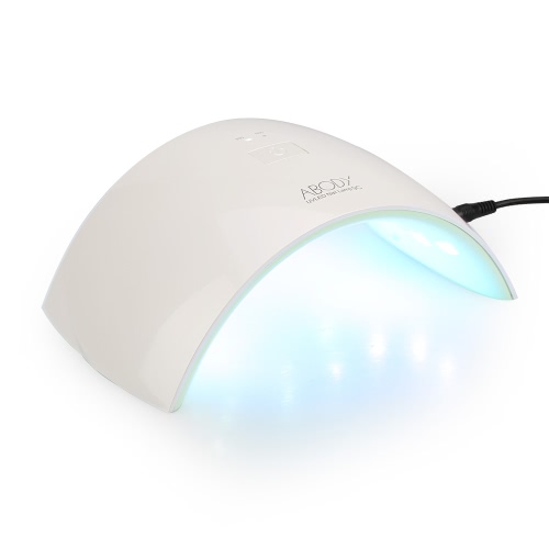Abody LED-UV-Lampen-Nagel-Gel-Trockner Fingernail & Toenail Gel Curing White Light-Nagel-Kunst-Malerei-Salon-Werkzeug 24W EU-Stecker