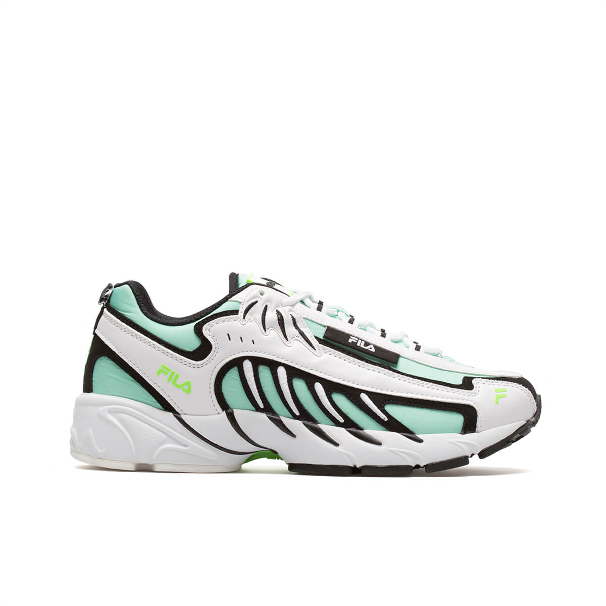 MSGM MSGM x Fila green sneakers