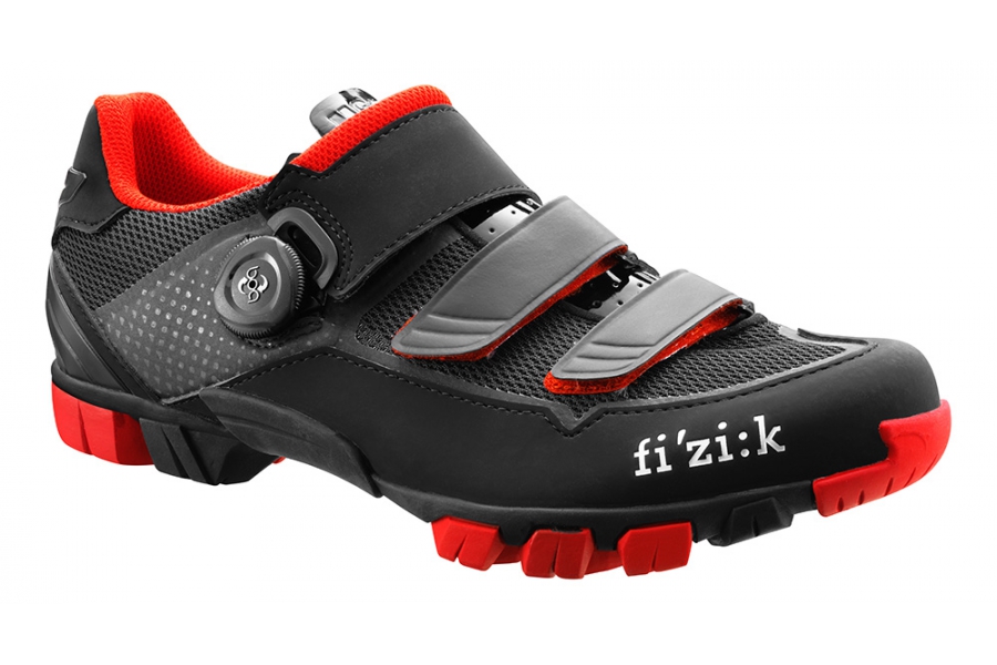 FIZIK M6B MTB Shoe Black/Red 43.5
