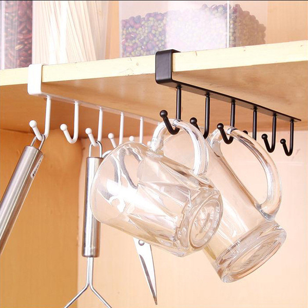 storage rack kitchenware towel hooks kitchen storage rack cupboard hanging hook hanger chest organizer holder hook #30
