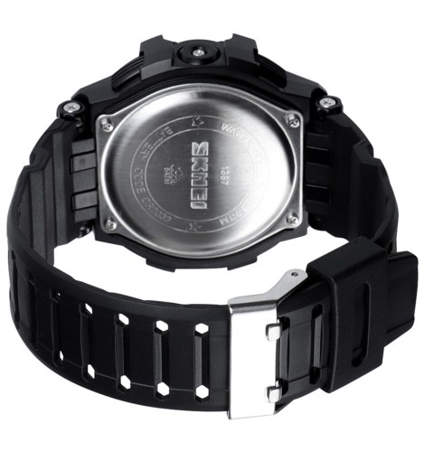 SKMEI 1387 - Montre électronique numérique analogique lumineuse pour homme