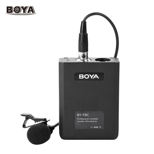 BOYA BY-F8C Cardioïde Lavalier Microphone à condensateur