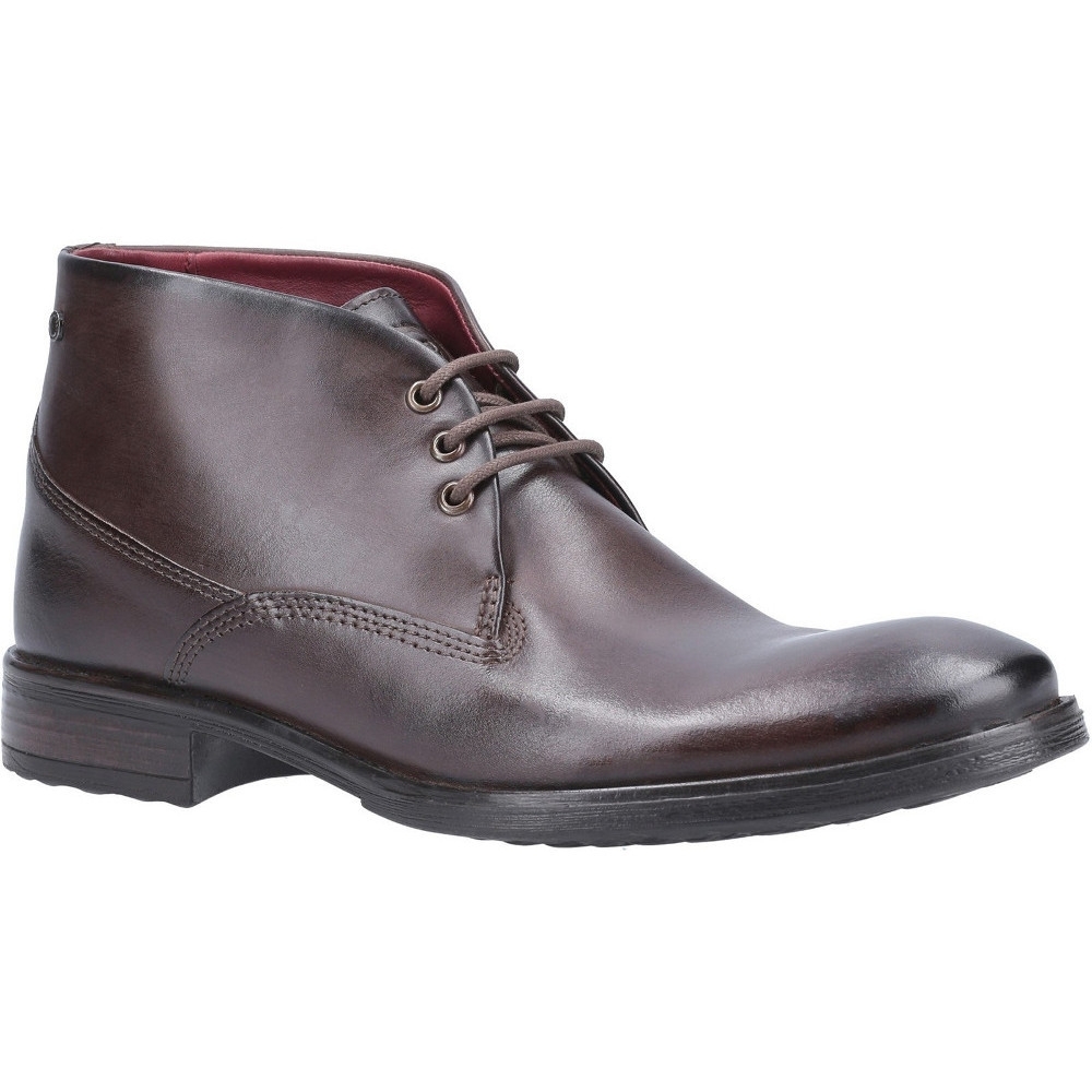 Base London Mens Bramley Burnished Laced Ankle Chukka Boots UK Size 9 (EU 43)