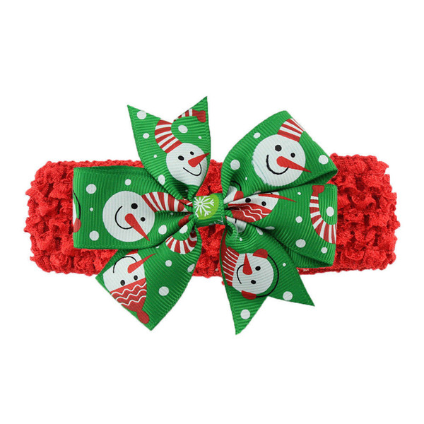 christmas flower lace kids headbands baby girl toddler headband hair band headwear accessories