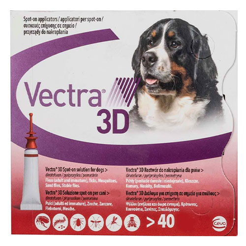 Vectra 3d For Extra Large Dogs Over 88lbs 6 Doses