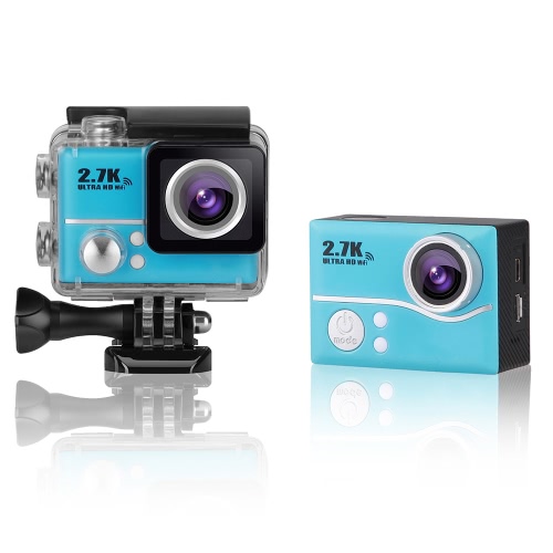 2.0 Inch LCD 2.7K 30FPS 45M Waterproof Ultra-HD 1080P 60FPS 14MP Wifi Action Camera with FPV 170