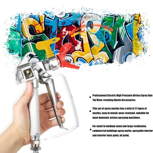 Professional Electric High Pressure Airless Spray Machine Tip Wear-resisting Nozzle Accessories
