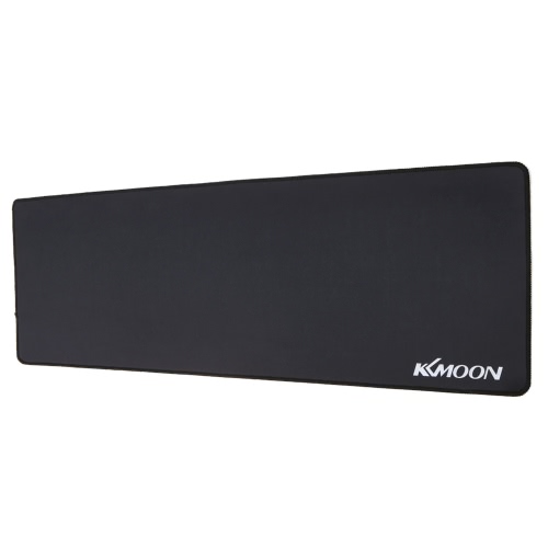 Kkmoon 900*300*3mm Large Size Plain Black Extended Water-resistant Anti-slip Rubber Speed Gaming Game Mouse Mice Pad Desk Mat