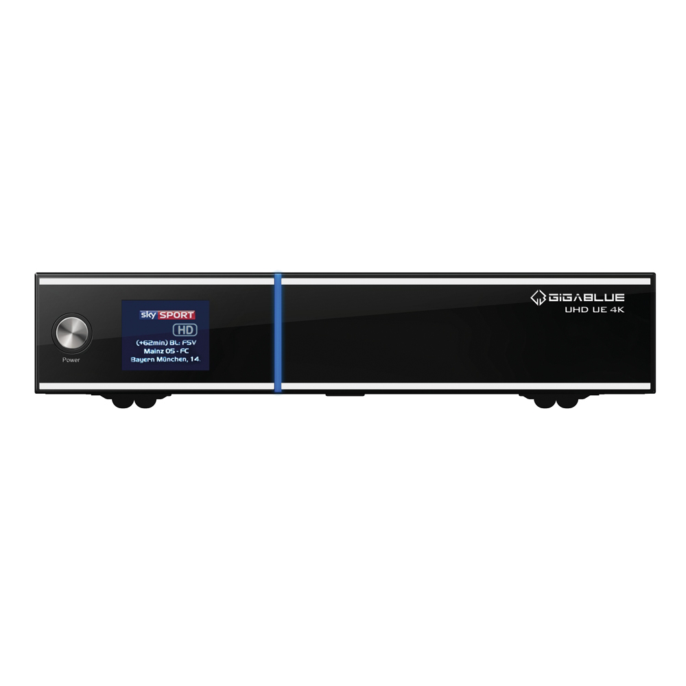 Gigablue UE UHD 4K 1x DVB-C FBC Twin 1x DVB-S2x Dual Tuner E2 Linux Receiver 1TB HDD