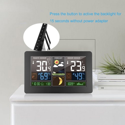 Drahtlose Wetterstation Indoor Outdoor 3-in-1 Wetterthermometer Hygrometer Barometer