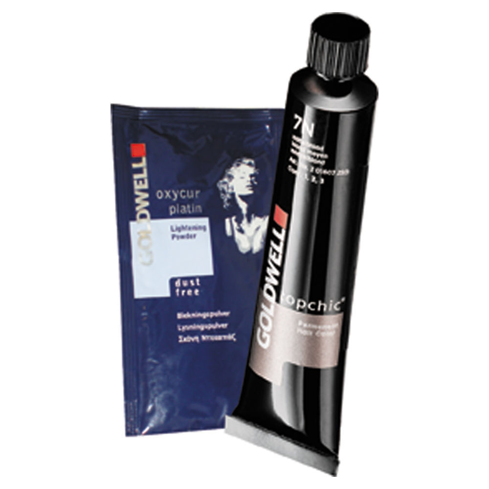 Goldwell Topchic Permanent Hair Colour - 8NA Light Natural Ash Blonde 60ml