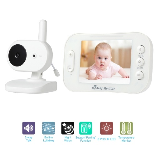 Kits de moniteur vidéo bébé TFT LCD sans fil 3,5 pouces