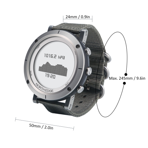 NORTH EDGE Range1 Heart Rate Monitor Sport Watch