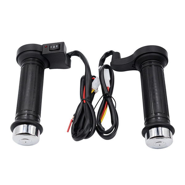 black 7/8" motos motorcycle handlebar electric heated grips handle handlebar warmer manillar motocicleta new